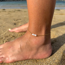 Load image into Gallery viewer, Pearl Ancle Bracelet
