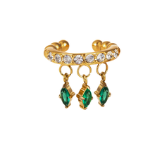 Load image into Gallery viewer, Spark Green Ear Cuff
