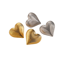 Load image into Gallery viewer, Heart Chunky Earrings
