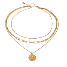 Load image into Gallery viewer, Queen Triple Necklace
