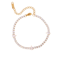 Load image into Gallery viewer, Pearl Tennis Bracelet
