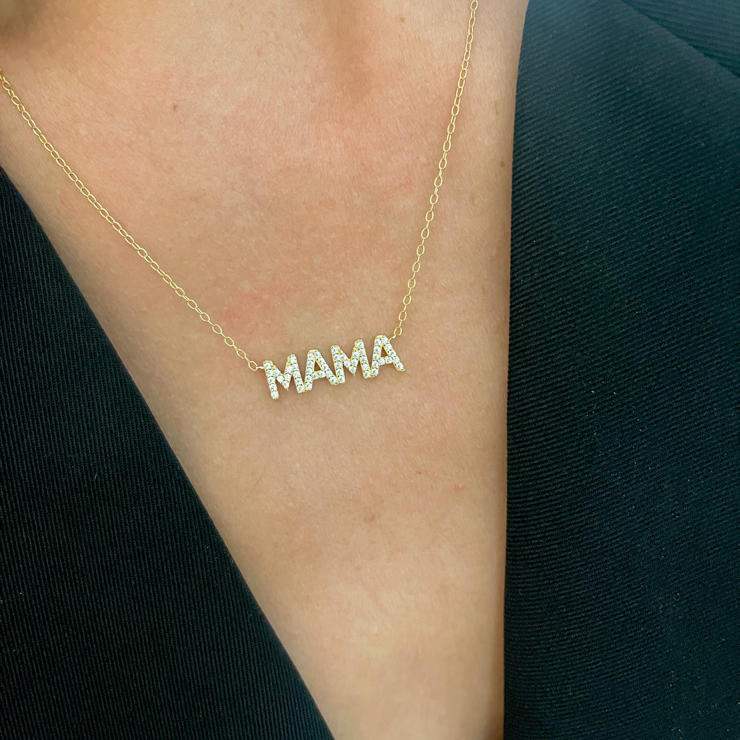 MAMA Zircon Necklace