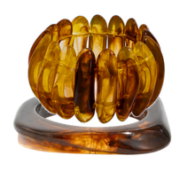 Load image into Gallery viewer, Brown Duo Bangle
