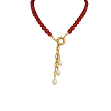 Load image into Gallery viewer, Brown Charm Necklace
